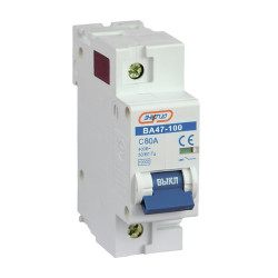 Автоматический выключатель Энергия ВА47-100 1P 80A / Е0301-0081
